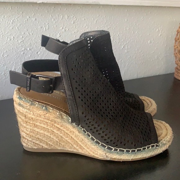 Gianni Bini Shoes - Gianni Bini Black Wedge Espadrilles - 6